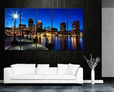 Boston Skyline framed/ready to