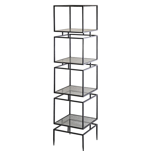 Etagère métal noir - en,