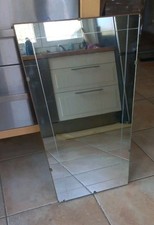 ancien miroir asymetrique old mirror annee 50 design  Art Déco Scandinave 