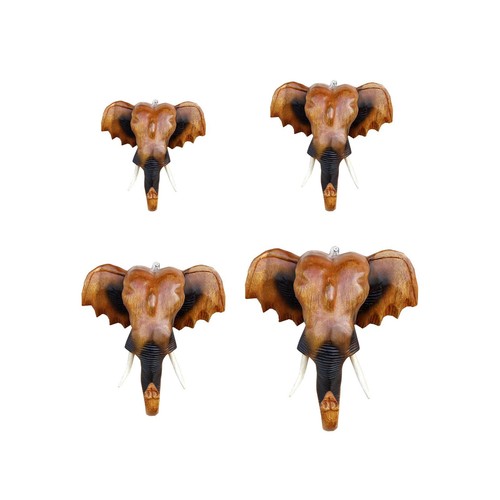 Sculpture éléphant mur - de,