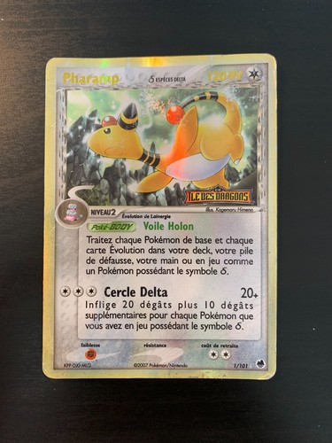 Carte pokémon pharamp 1 - carte, :