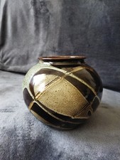 ANCIEN VASE BOULE EN GRÈS