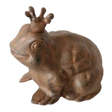 Figurine grenouille en fonte 11x13x13cm