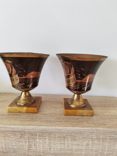 Paire vases art déco - de,