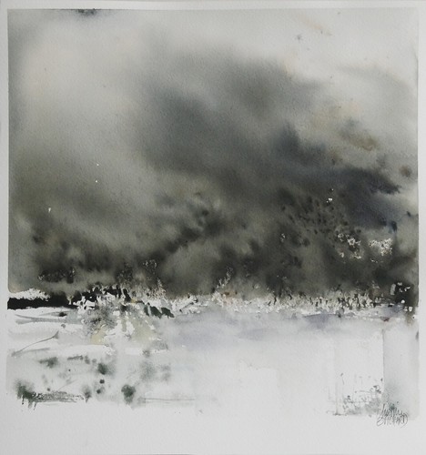 Aquarelle originale signée - aquarelle,