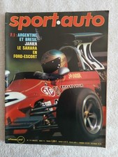 SPORT AUTO N°134 3/1973 JARIER GP ARGENTINE LOTUS EUROPE COOPER INNOCENTI SAHARA