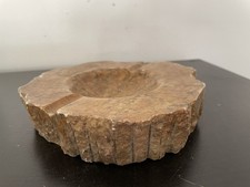 cendrier en albatre vintage