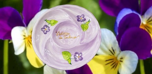 Assiette violettes de - assiette,