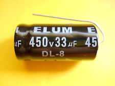 1 x 33uF @ 450V  ELUM / ESC ou RICHEY AXIAL TUBE AMP CAPACITOR