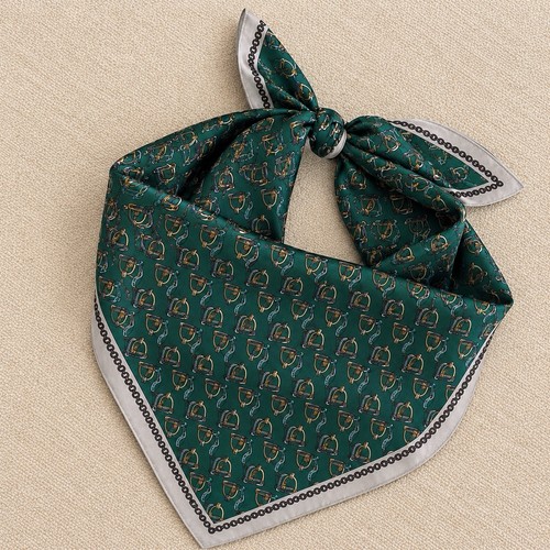 Foulard carré 100 soie - soie, de
