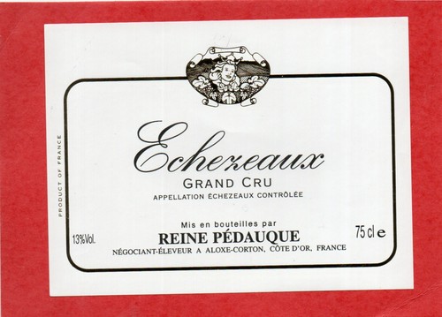 Bourgogne etiquette echezeaux - bourgogne,