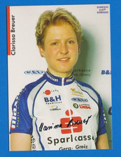 CYCLISME carte cycliste CLARISSA BREUER équipe EUROGIO EGRENSIS 2004 Signée