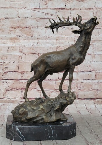 élan caribou cerf bronze - cerf,