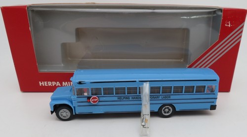 Herpa bus bleu usa - herpa,