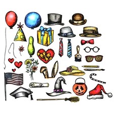 CUTTING DIES 33 MATRICES DECOUPES MODELES DIVERS 0953 SCRAPBOOKING CARTERIE