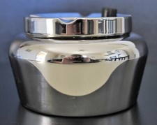 Cendrier de table chromé "Clic-Clac quart de tour" années 60