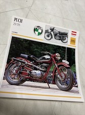 Puch 250 TFS 1953 carte collection moto Atlas Autriche