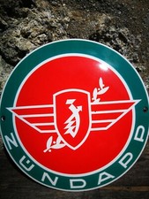 Plaque émaillée ZUNDAPP Enamel sign no Jawa Puch Mz Bmw