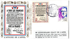 G453+ FDC ENVELOPPE  1er JOUR EXPOSITION CHARLES DE GAULLE    BERGUES