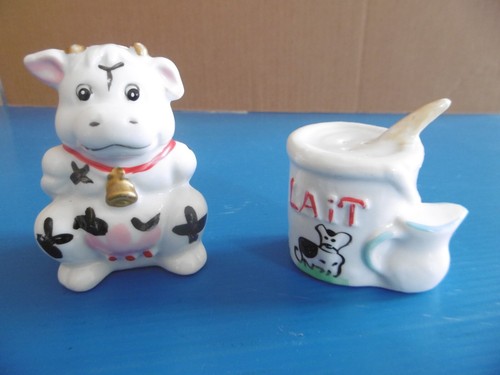 Saliere poivriere vache - -, et