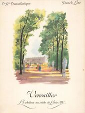 VIEUX PAPIER MENU CIE