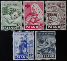 TIMBRES d' ISLANDE - CROIX
