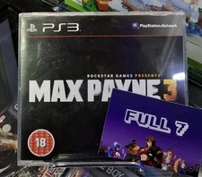 MAX PAYNE 3 SONY PS3 PROMO PRESS TBE VERSION PAL. 
