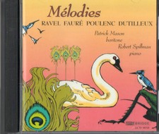 Mélodies. Ravel, Fauré, Poulenc, Dutilleux [Code barre 9040490582]