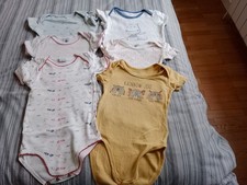 lot de 6 bodys manches courtes