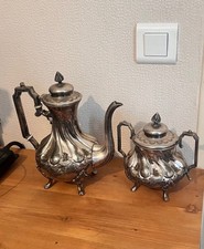 Theiere + Sucrier en métal