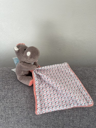 Doudou hippopotame marron - hippopotame,