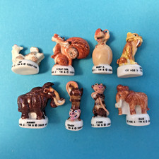 Série complète de 8 fèves brillantes "Age de glace 3" (2010)