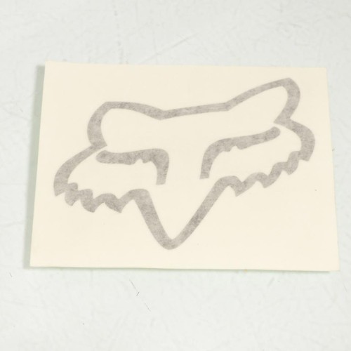 Autocollant stickers fox - fox, gris