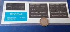 DECALCOMANIE DECALS  pour Marquages Wagons citerne Mitjaville train
