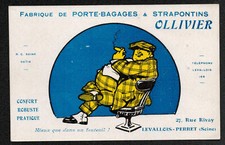 Automobile. Maison Ollivier. Porte-bagages et Strapontins. Vers 1910. Levallois