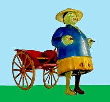 POUSSE POUSSE CHINOIS //  CHINESE PUSH PUSH 1940s Livraison dans le Monde entier