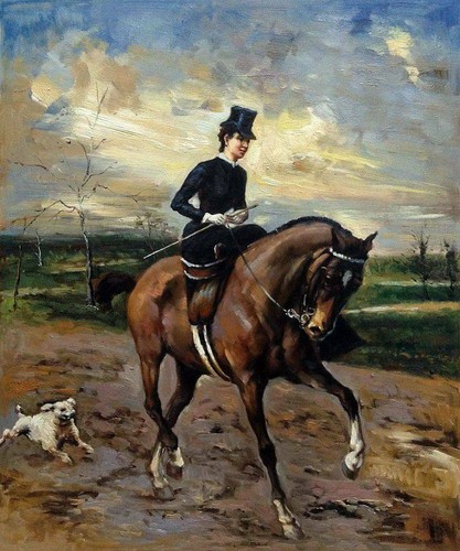 Portrait femme cheval - portrait,