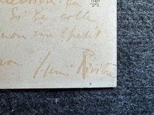 Henri Rivière (1864-1951) carte postale Japonisme signée 