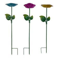 Mangeoire à oiseaux en fer forgé, bol à eau pour oiseaux, décoration de