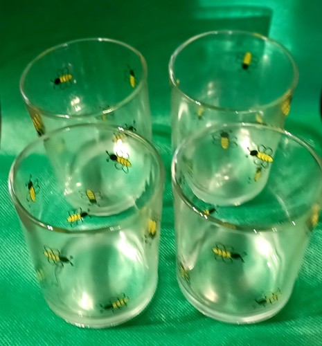 Lot 4verres eau - lot, à