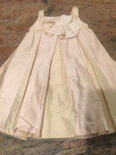 Beautiful Girls Silk Pale Pink Pale Green Unique Dress 2t 3t