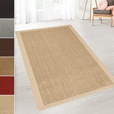 Tapis En Sisal Amazonas Avec Bordure 100% Pur Sisal Tapis De Salon