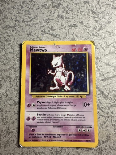 Carte pokémon mewtwo 102 - pokémon,