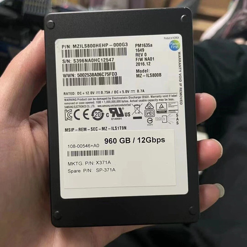 Disk samsung 960go ssd sas - disk,