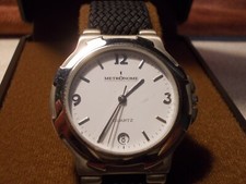 Montre homme à quartz de marque Métronome dateur bracelet Nato neuf