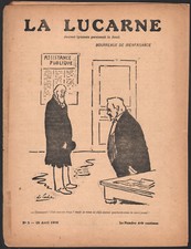 1909 La lucarne Rarissime