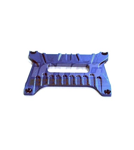 Support aluminium central bleu - support,