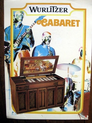 Wurlitzer juke box cabaret - juke, "cabaret" 