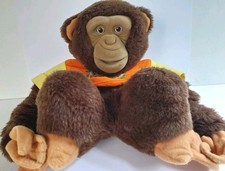 Peluche Singe Moco Le Copain Taquin Années 80 Jemini Marionnette à Main
