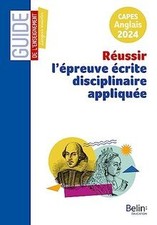 CAPES anglais 2024. Réussir lépreuve écrite disciplinaire... | Livre | état bon